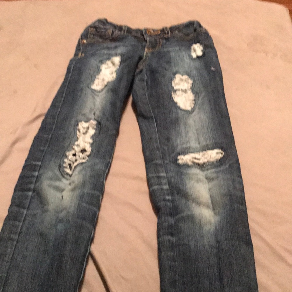Boy’s Lucky skinny jeans